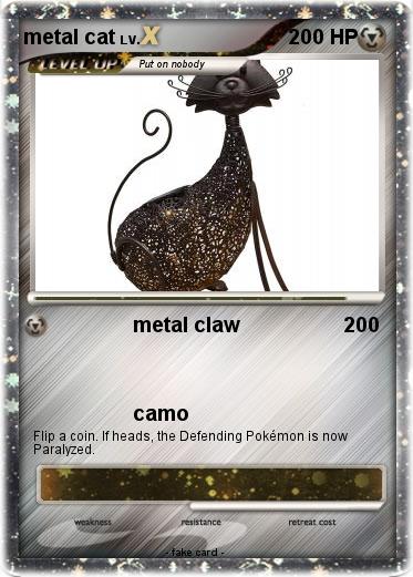 Pokemon metal cat