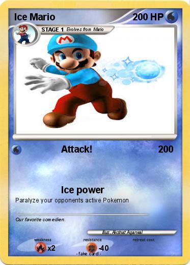 Pokemon Ice Mario
