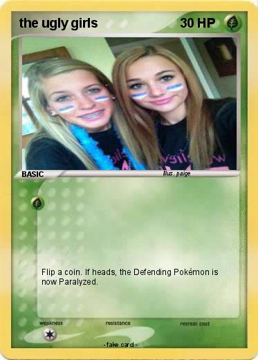 Pokemon the ugly girls