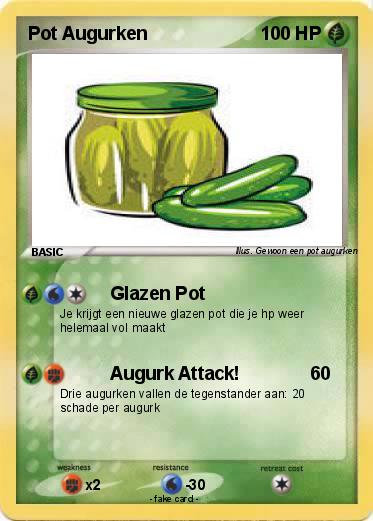 Pokemon Pot Augurken