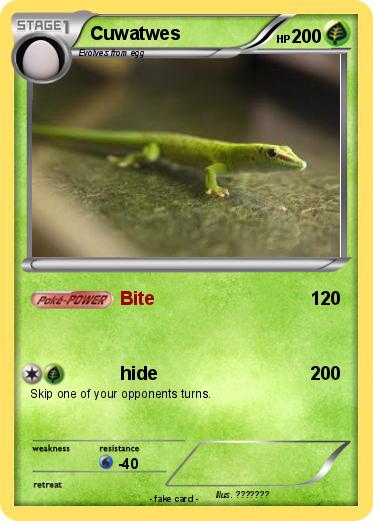 Pokemon Cuwatwes
