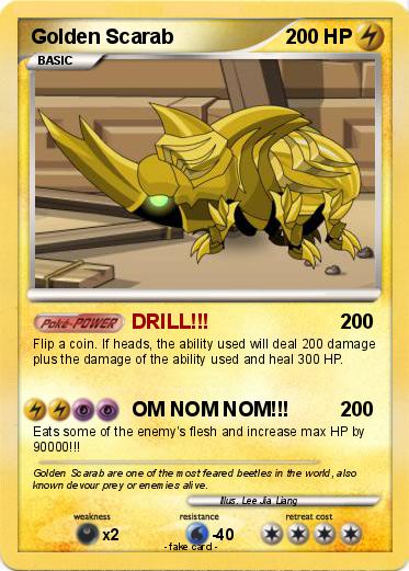 Pokemon Golden Scarab