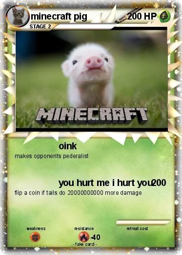 Pokemon minecraft pig