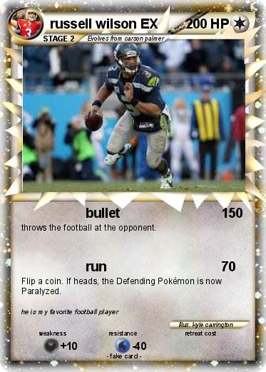 Pokemon russell wilson EX