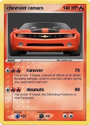 Pokemon chevrolet camaro