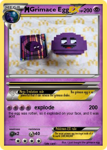 Pokemon Grimace Egg