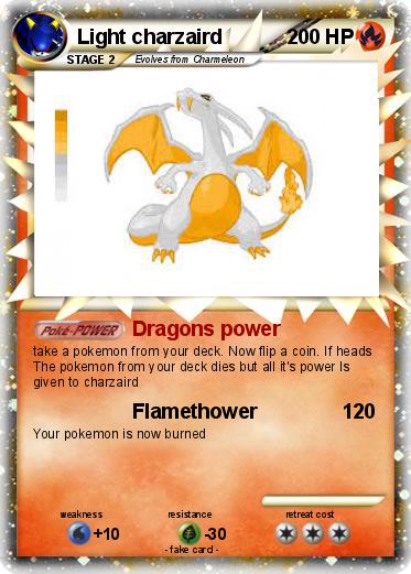 Pokemon Light charzaird