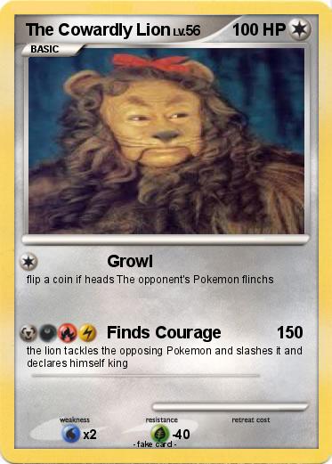 Pokemon The Cowardly Lion