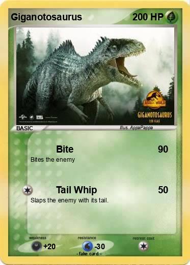 Pokemon Giganotosaurus