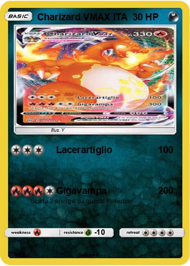Pokemon Charizard VMAX ITA