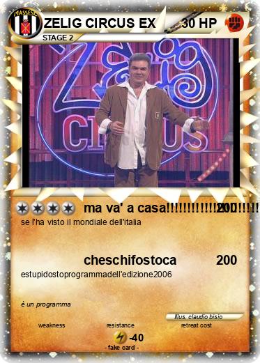 Pokemon ZELIG CIRCUS EX