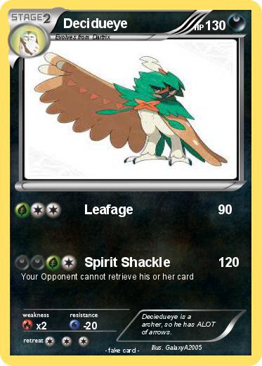 Pokemon Decidueye