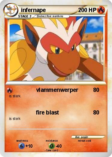 Pokemon infernape
