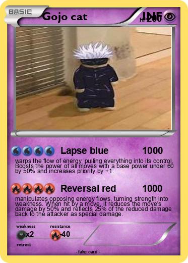 Pokemon Gojo cat                 INF