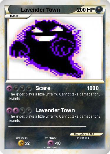 Pokemon Lavender Town