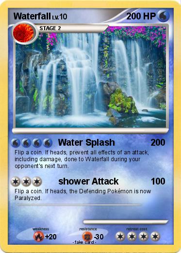Pokemon Waterfall