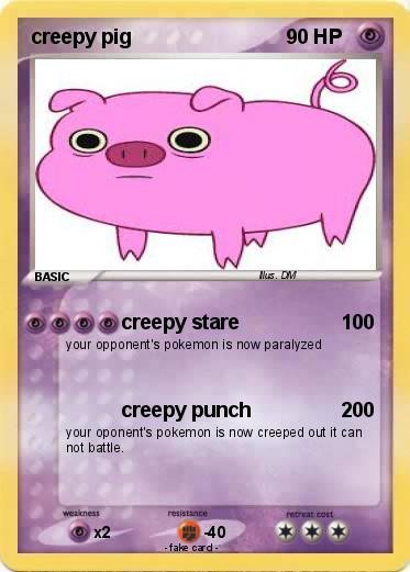 Pokemon creepy pig