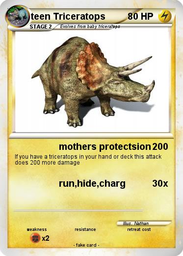 Pokemon teen Triceratops