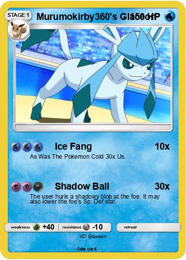 Pokemon Murumokirby360's Glaceon