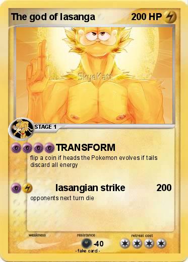 Pokemon The god of lasanga