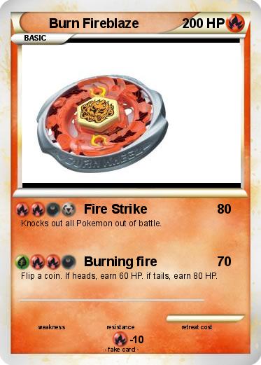 Pokemon Burn Fireblaze