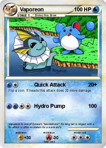 Pokemon Vaporeon