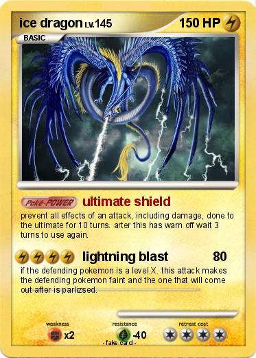 Pokemon ice dragon