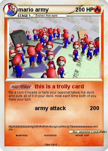 Pokemon mario army