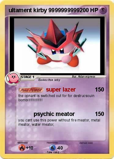 Pokemon ultament kirby 9999999999