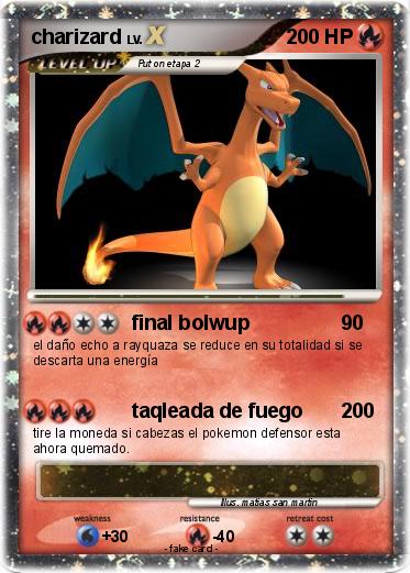 Pokemon charizard