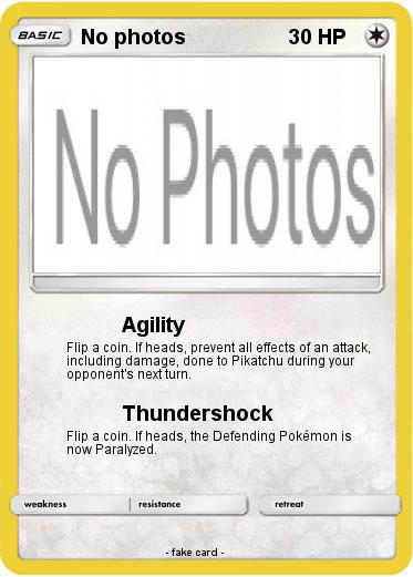 Pokemon No photos