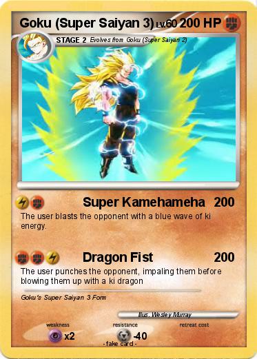 Pokemon Goku (Super Saiyan 3)