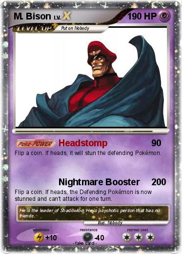 Pokemon M. Bison