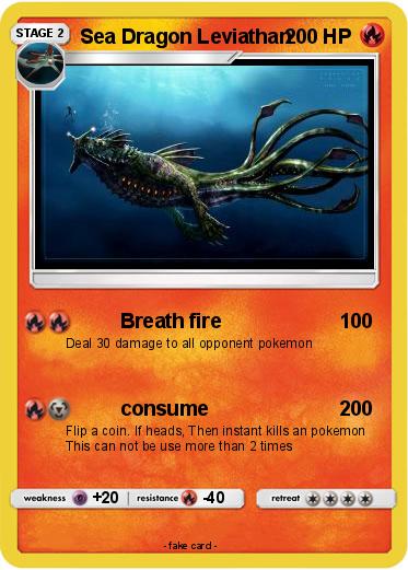 Pokemon Sea Dragon Leviathan