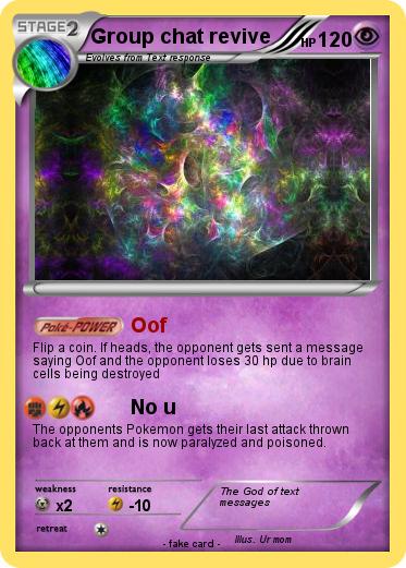 Pokemon Group chat revive Pokemon Group chat revive