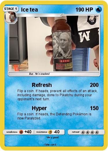 Pokemon Ice tea