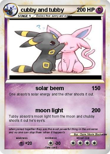 Pokemon cubby and tubby