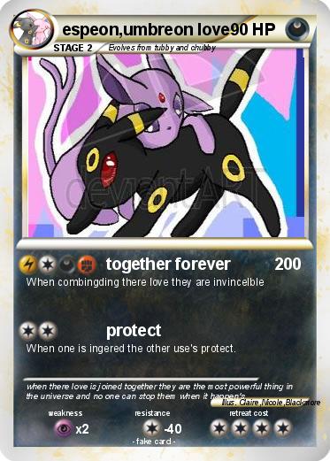 Pokemon espeon,umbreon love