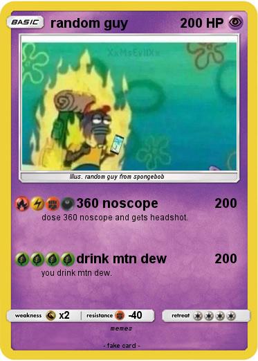 Pokemon random guy
