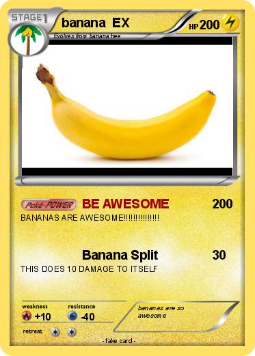 Pokemon banana  EX