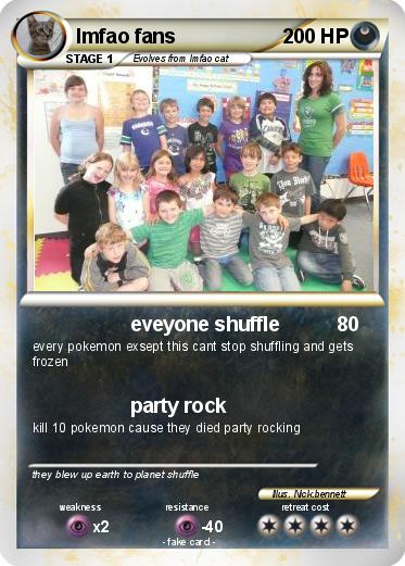 Pokemon lmfao fans