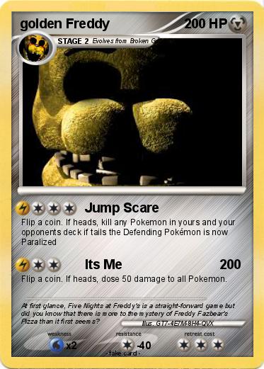 Pokemon golden Freddy