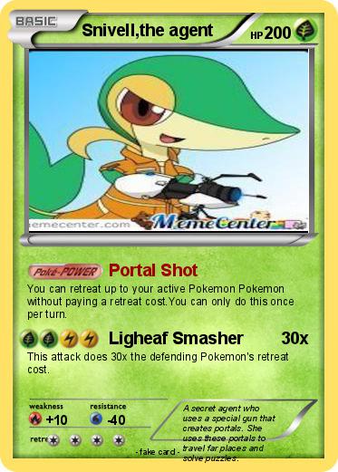 Pokemon Snivell,the agent