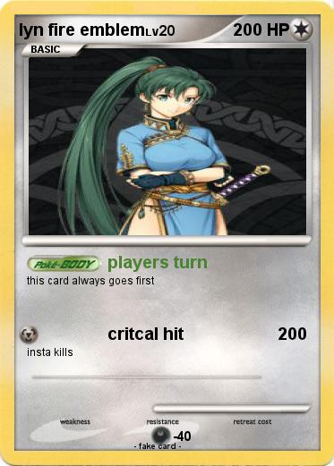 Pokemon lyn fire emblem
