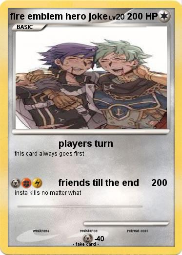 Pokemon fire emblem hero joke