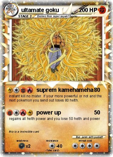 Pokemon ultamate goku