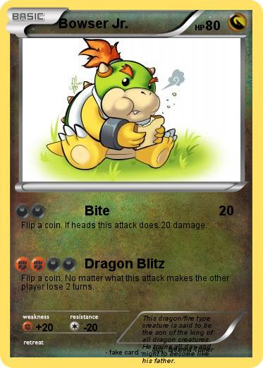 Pokemon Bowser Jr.
