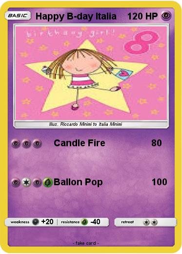 Pokemon Happy B-day Italia