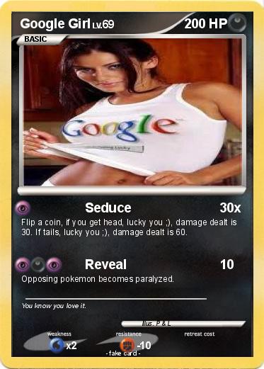 Pokemon Google Girl