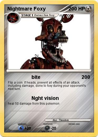 Pokemon Nightmare Foxy